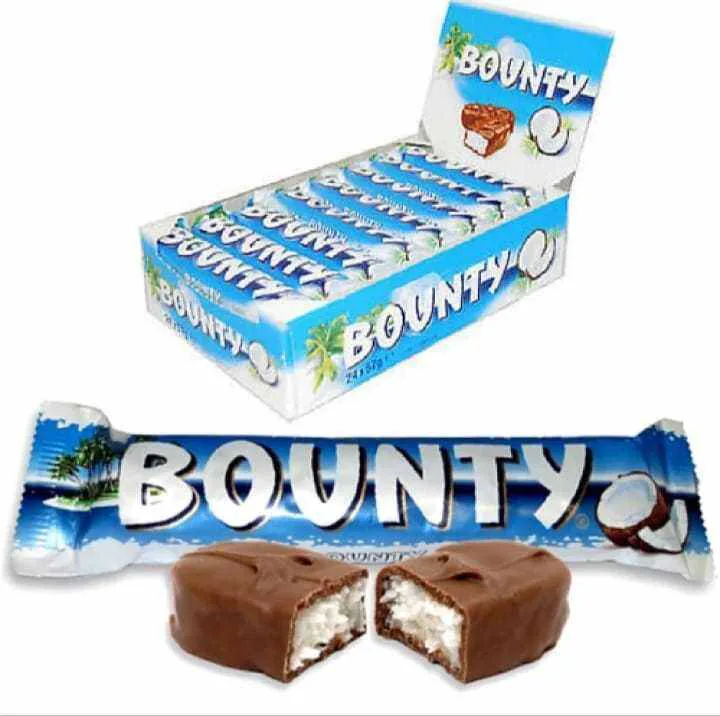 Bounty Chocolate Bar 24pc's Box