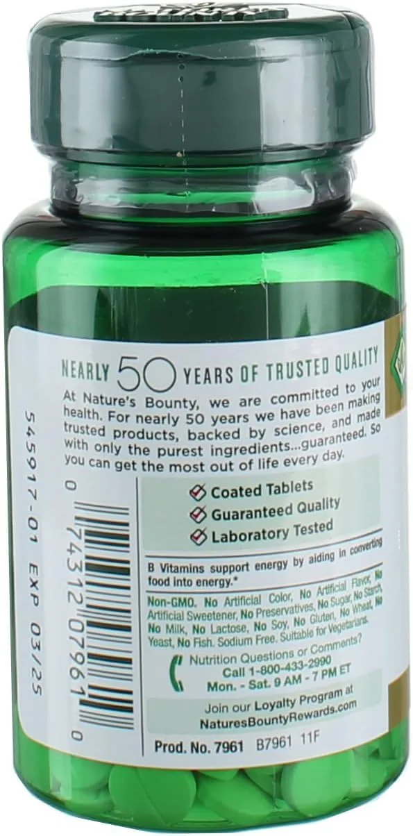 Nature’s Bounty Biotin 1000 mcg Tablets (100 Count)