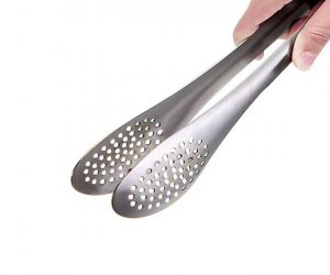 Stainless Steel Tong Clip - Silver