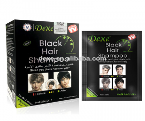 Dexe Black Hair Shampoo for silky shining hair and glowing