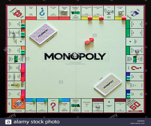 MONOPOLY GAME THE PROPERTY TRADING BOARD GAME