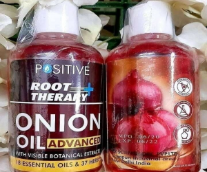 Positive Root Therapy plus Advanced Red Onion Oil For Hair With 18 Essential Oil and 37 Herbs, 200 ml