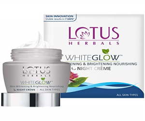 Lotus White Glow Skin Whitening & Brightening Nourishing Night Creme 60g