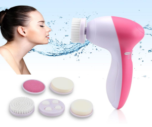 5-in-1 Electric Facial Cleansing Brush Set - Price in Bangladesh