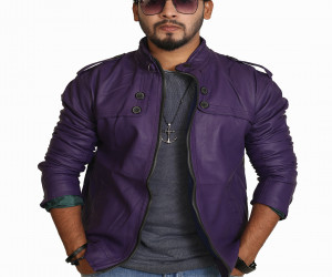 Artificial Leather Jacket For Men