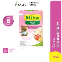 Milna Banana & Strawberry Cereal 6 Months Baby 120g
