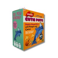 Gnubkins Cutie Puffs Dolphin Shape Pumpkin & Carrot 32g