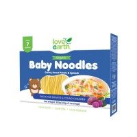 Love Earth Organic Baby Noodles Carrot Sweet Potato Spinach 200g