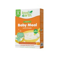 Love Earth Organic Baby Meal Banana & Pumpkin Cereal 6 Months 120g