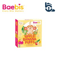 Baebis Apple Banana Puffs Rice Biscuit 6+ Months 35g