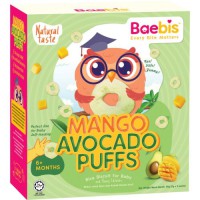 Baebis Mango Avocado Puffs Rice Biscuit 6+ Months 35g