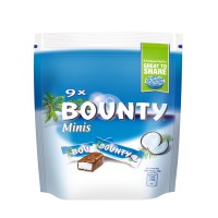 Bounty Minis Chocolate Pouch 9pcs 225g