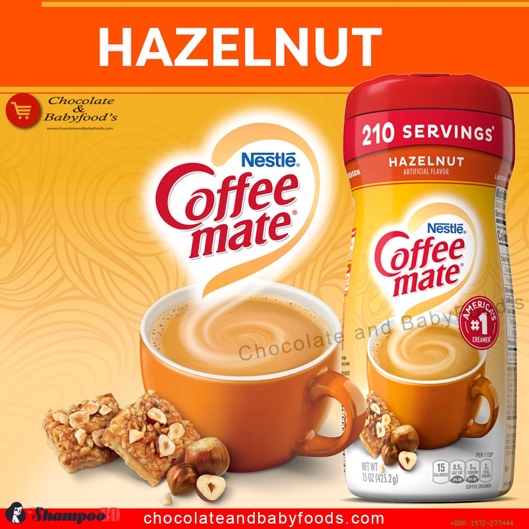 Nestle Coffee-Mate Hazelnut 425.2G: Experience Rich and Creamy Hazelnut Flavor