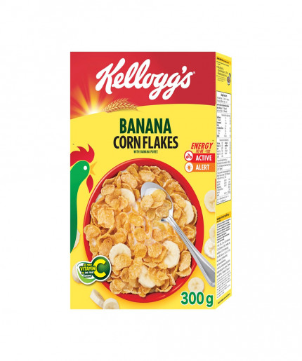Kellogg's Real Banana Corn Flakes 300gm