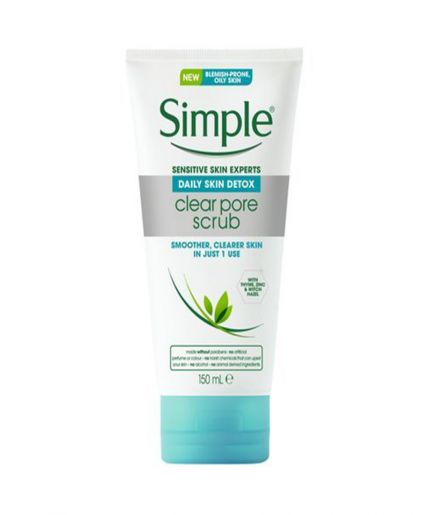 Simple Daily Skin Detox Clear Pore Scrub 150ml