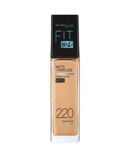 Maybelline Fit Me Matte + Poreless Foundation- Natural Beige 220 30ml