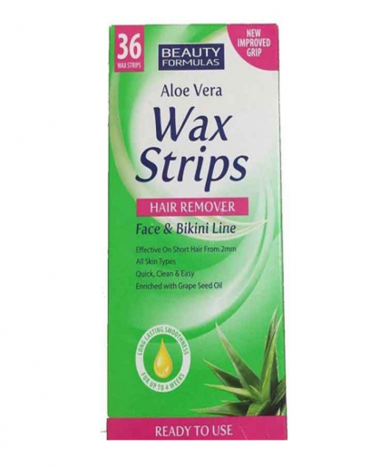 Beauty Formulas Hair Removal Wax Strips – Face & Bikini Line
