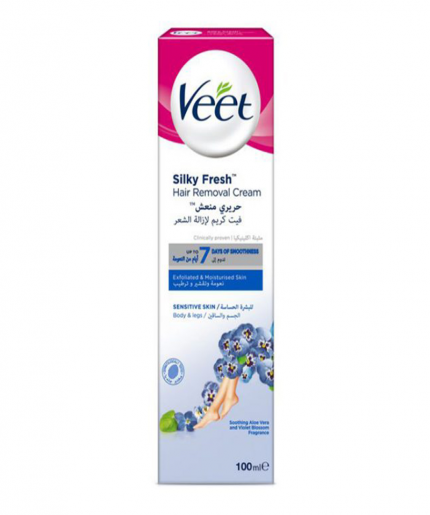 Veet Silky Fresh Hair Removal Cream For Sensitive Skin 100ml