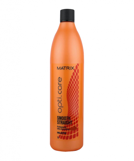 Matrix Smooth Straight Shea Butter Professional Shampoo - 1L: Achieve Silky-Smooth Hair with Shea Butter Infused Formula