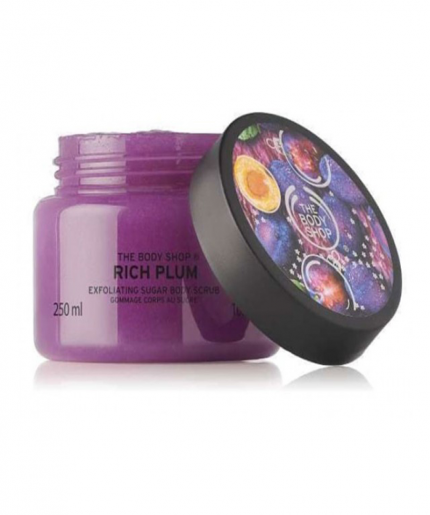 The Body Shop Rich Plum Body Scrub 300 gm