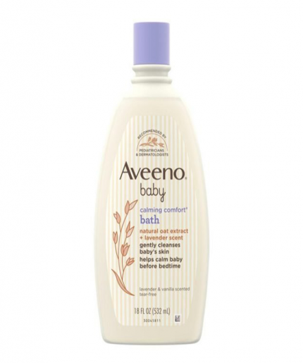 Aveeno Baby Calming Comfort Bath 532ml - Soothing Cleansing For Your Little One