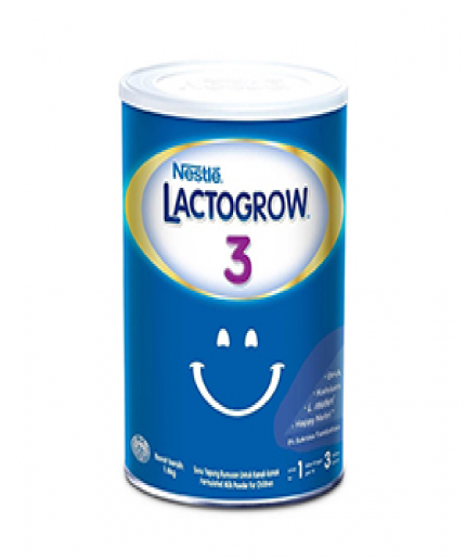 Nestle Lactogrow 3 Milk Powder 1.8kg from 1 to 3 years  (Malaysia)