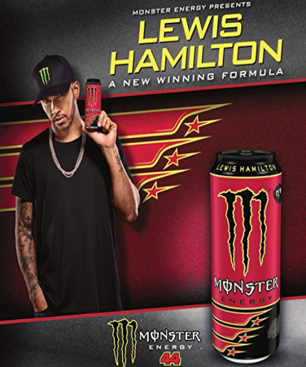 Lewis Hamilton LH44 Monster Energy Drink 500ml