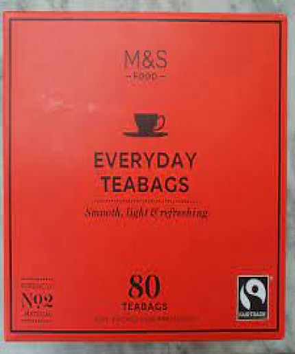 M&S Fairtrade Everyday Tea Bags 160ps