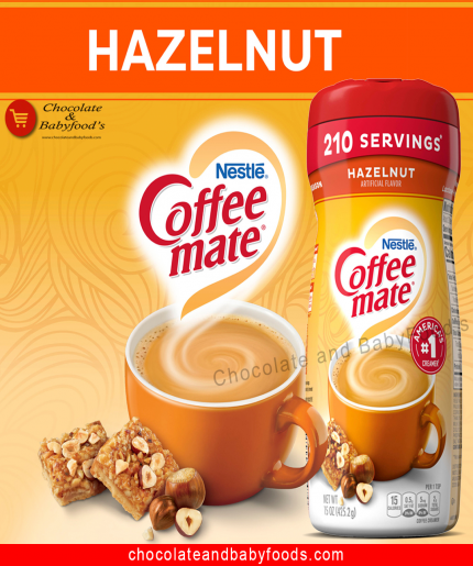 Nestle Coffee-Mate Hazelnut 425.2G: Experience Rich and Creamy Hazelnut Flavor