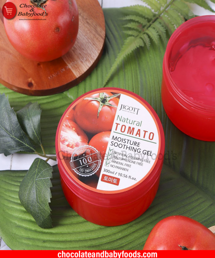 Jigott Natural Tomato Moisture Soothing Gel - 300ml: Your Skin's Best Friend!
