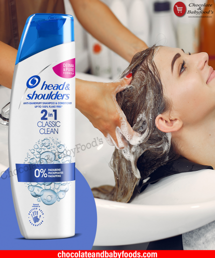 head & shoulders 2 in 1 Classic Clean Anti-Dandruff Shampoo & Conditioner 450ml