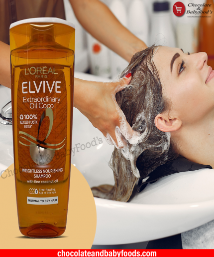 L'oreal Paris Elvive Extraordinary Oil Coco Weightless Nourishing Shampoo 400ml