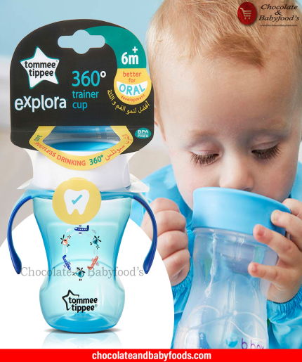 Tommee Tippee Explora 360 Trainer Cup 6m+ 230ml - The Perfect Transition Cup for Your Little One!