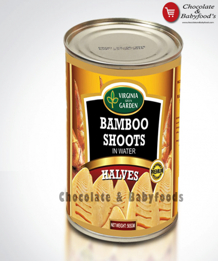 Virginia Green Garden Bamboo Shoots In Water Halves 565G