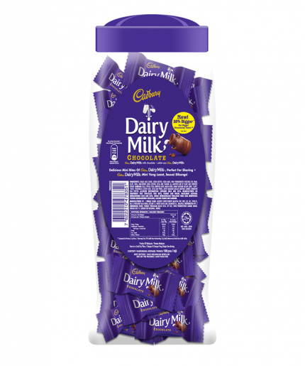 Cadbury Dairy Milk Minis Jar 450gm - Indulge in the Perfect Snack Size Delight!