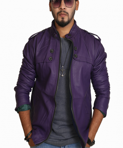 Artificial Leather Jacket For Men
