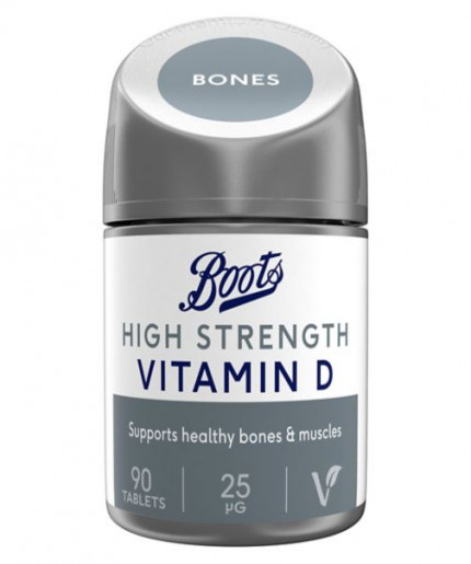 Boots Vitamin D Support Health Bones & Muscles 90 Tablets
