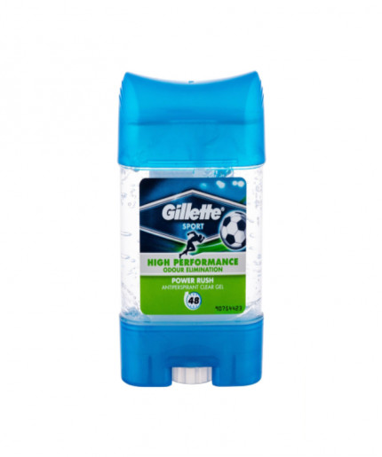 Gillette High Performance Power Rush Antiperspirant Clear Gel