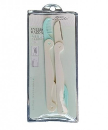 Lameila 2 Pes Eyebrow Razor And Comb