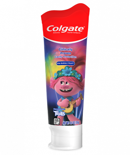 Colgate Kids Trolls Mild Bubble Fruit Toothpaste 130g