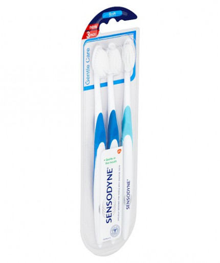 Sensodyne Gentle Care Soft Toothbrush 3 pcs