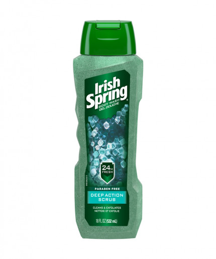 Irish Spring Deep Action Body Scrub 532ml