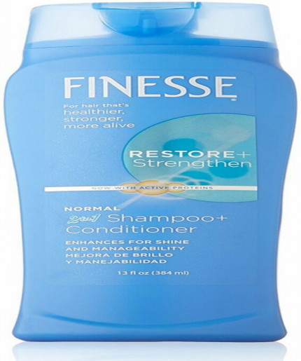 Finesse Restore + Strengthen Normal 2in1 Shampoo + Conditioner 384ml