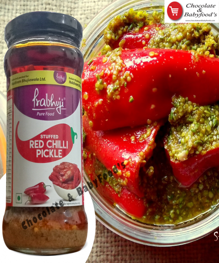 Prabhuji Stuffed Red Chilli Pickle 350G