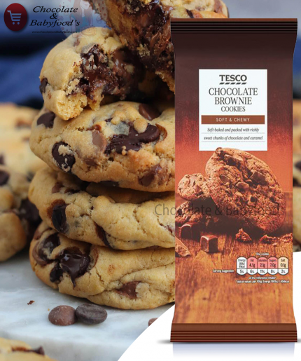 Tesco Chocolate Brownie Cookies 200G