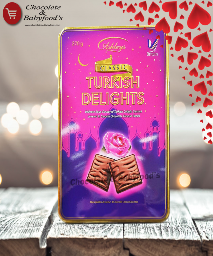 Ashleys Classic Turkish Delights Smooth Chocolate Shells 270g