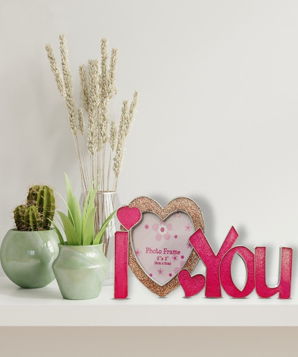 I Love You Photo Frame 3" X 3"