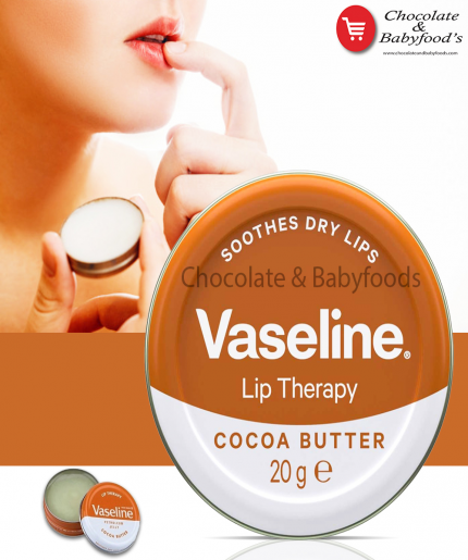 Vaseline Lip Therapy Cocoa Butter 20g