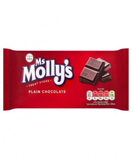 Tesco Ms Molly's Milk Chocolate Bar