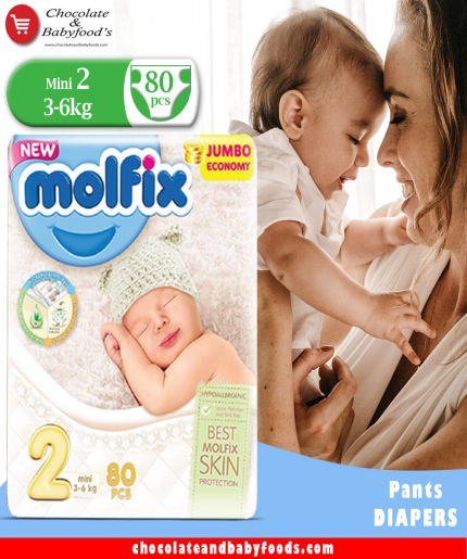 Molfix New Born Diaper Jumbo pack Size 2 80pcs